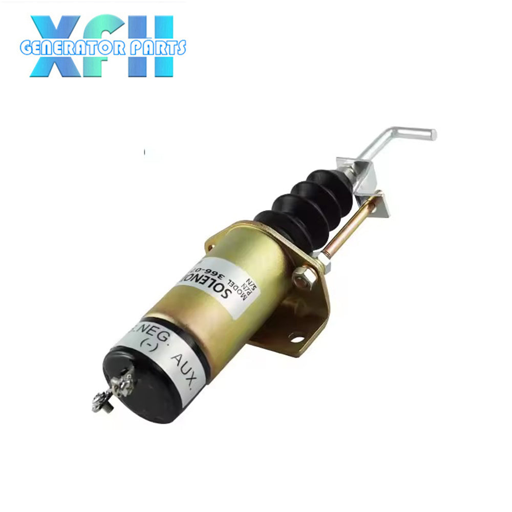 12V/24V Diesel Engine Fuel Shutoff Solenoid Push Pull 36607198 12V Solenoid Valve 24V 366-07198 Stop Solenoid