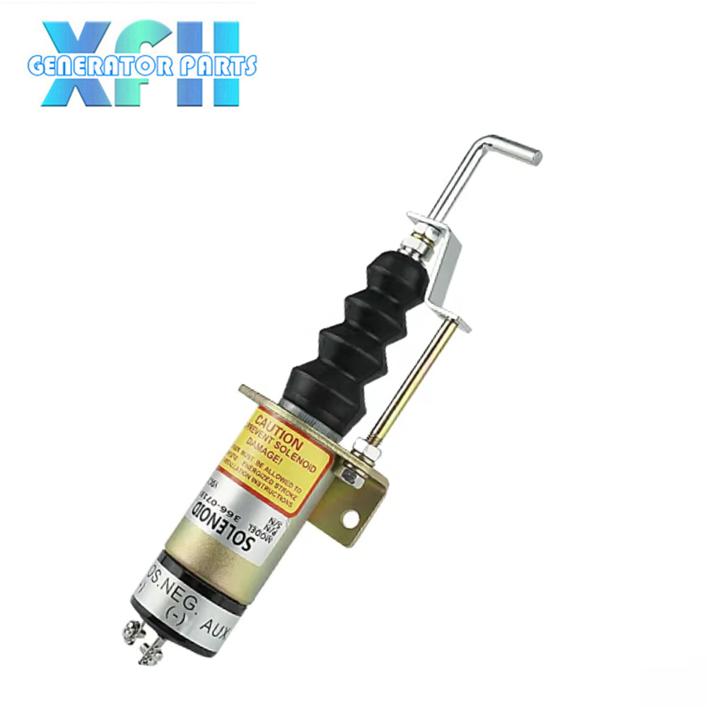 12V/24V Diesel Engine Fuel Shutoff Solenoid Push Pull 36607198 12V Solenoid Valve 24V 366-07198 Stop Solenoid