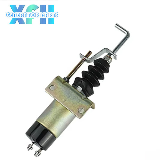 12V/24V Diesel Engine Fuel Shutoff Solenoid Push Pull 36607198 12V Solenoid Valve 24V 366-07198 Stop Solenoid