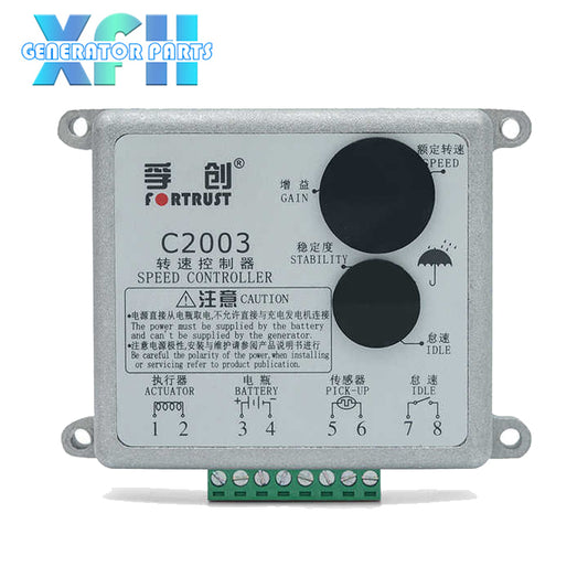 Original C2003 Governor Speed Controller For Diesel Generator DC Motor Intelligent Speed Control Panel Genset Parts