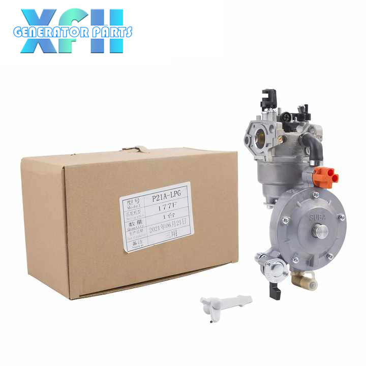 GX270 177F Gasoline Gas Engine LPG Carburetor Dual Fuel NG Conversion Kit For Water Pump Generator Accessories 3KW 9HP P21A-LPG