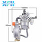 GX270 177F Gasoline Gas Engine LPG Carburetor Dual Fuel NG Conversion Kit For Water Pump Generator Accessories 3KW 9HP P21A-LPG