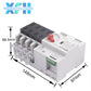 100A 4P 2P ATS Generator Dual Power Automatic Transfer Switch Module Circuit Breakers Switches Electric Generator Parts