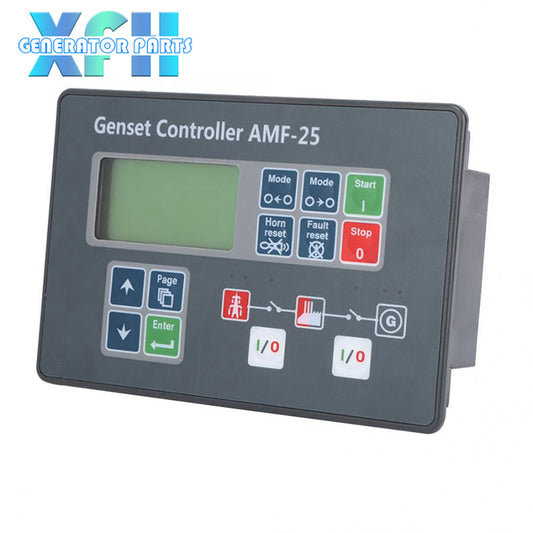 AMF25 AMF20 Diesel Genset Controller AMF-25 AMF-20 Generator Auto Start Stop Control Module Replace Original - XFH generator parts